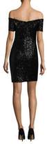 Thumbnail for your product : Aidan Mattox Off-The-Shoulder Sheath Dress