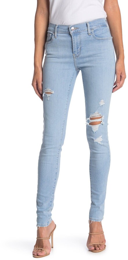 Levi's 710 Super Skinny Ripped Jeans - ShopStyle Teen Girls' Denim