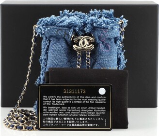 Chanel Rare Vintage Chanel Denim Blue Flap Backpack – Trésor Vintage