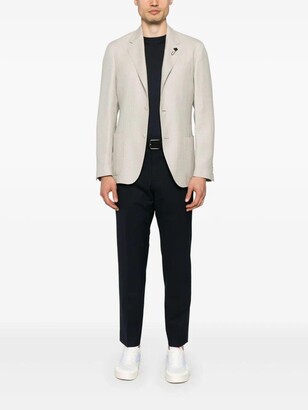 Lardini Single-breasted Blazer Jacket - ShopStyle Lardini Single-breasted Blazer Jacket - ShopStyle
