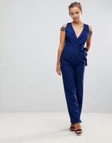 Thumbnail for your product : Little Mistress Tailored Jumpsuit With Belt
