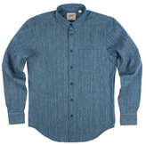 Thumbnail for your product : Naked & Famous Denim Hank-Dyed Speckle Basketweave Regular Sportshirt