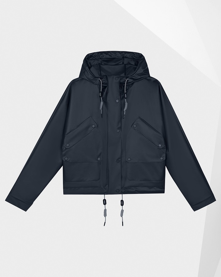 black hooded coat womens