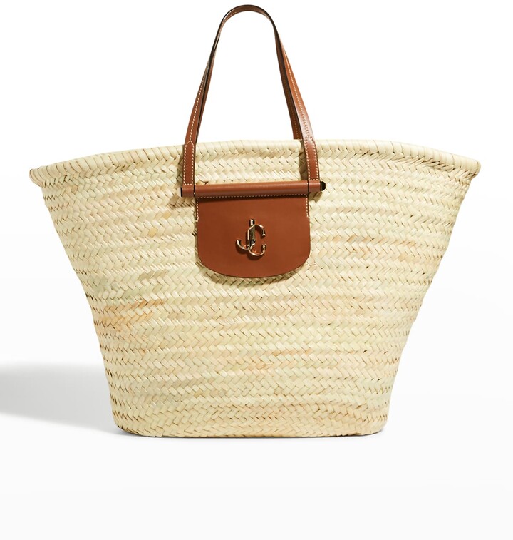 Jimmy Choo Macy Straw Tote Bag ShopStyle
