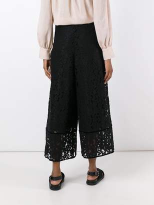 See by Chloe 'Floral Embroidered Lace' Flared Trousers