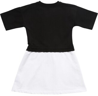 Moschino Logo Print Cotton Sweat Dress