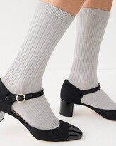 Thumbnail for your product : J.Crew Millie ankle-strap heels in moiré