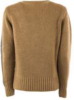 Thumbnail for your product : Fabiana Filippi Brown Wool Pullover