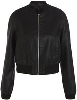 Thumbnail for your product : F&F Leather-Look Bomber Jacket