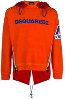 Thumbnail for your product : DSQUARED2 K-Way hooded sweatshirt