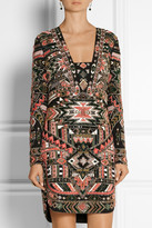 Thumbnail for your product : Emilio Pucci Embellished silk mini dress