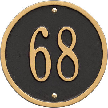 Whitehall Products Whitehall Doormat 1-Line Wall Address Plaque