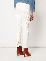 Thumbnail for your product : Chloé Zipper Detail Panelled Jeans