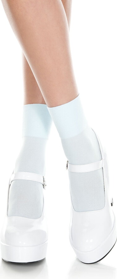 Music Legs Women’s Opaque anklet 512-BABYBLUE 512-BABY BLUE