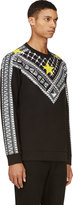 Thumbnail for your product : Givenchy Grey & Yellow Geometric Stars Sweatshirt