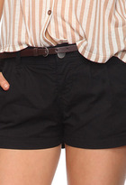 Thumbnail for your product : Forever 21 Belted Woven Shorts