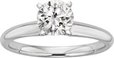 Thumbnail for your product : The Regal Collection Round-Cut IGL Certified Colorless Diamond Solitaire Engagement Ring in 18k White Gold (1 ct. T.W.)