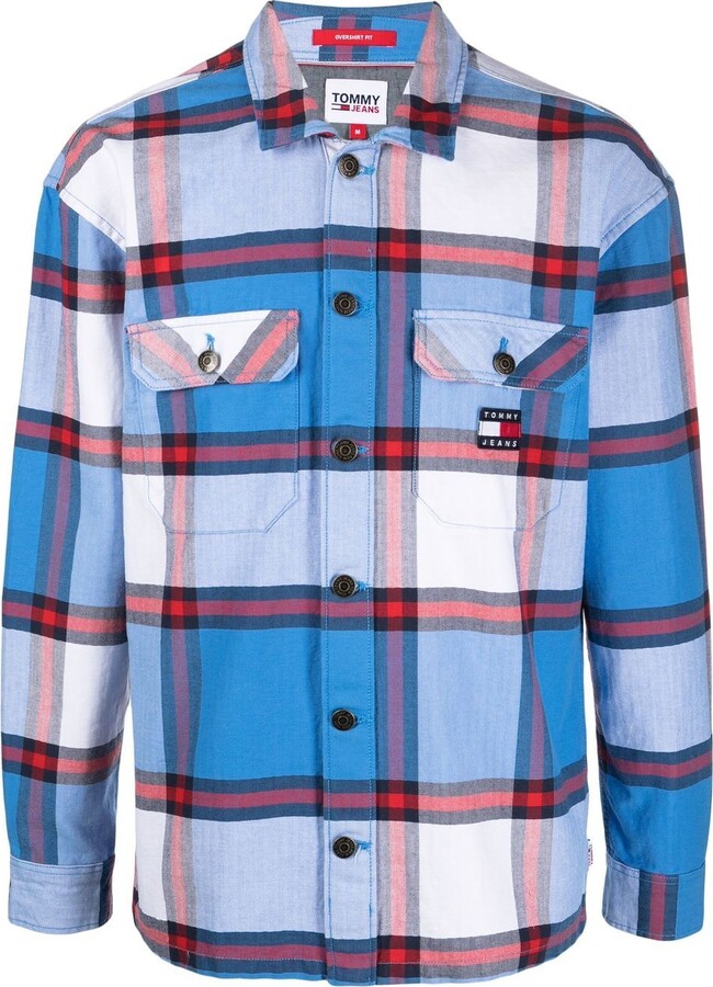 Men's Tommy Hilfiger Plaid Shirt | ShopStyle