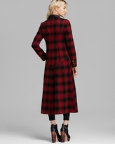 Thumbnail for your product : Free People Coat - Shadow Plaid Maxi Sergeant