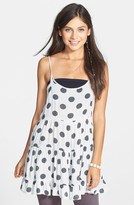 Thumbnail for your product : BP Polka Dot Tiered Tank (Juniors)