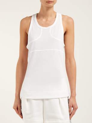 adidas by Stella McCartney Fitted Jersey Tank Top - Womens - White