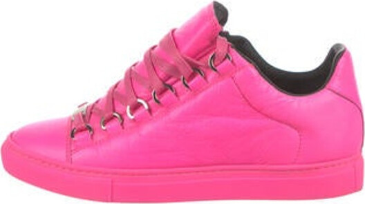 green balenciaga arena sneakers