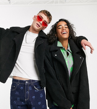 black borg biker jacket