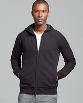 Thumbnail for your product : Vince Nylon Hood French Terry Zip Hoodie