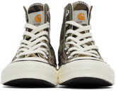 Thumbnail for your product : Carhartt Work In Progress Green Converse Edition Camo Chuck 70 Hi Sneakers
