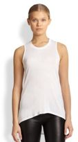 Thumbnail for your product : Helmut Lang Kinetic Hi-Lo Jersey Tank