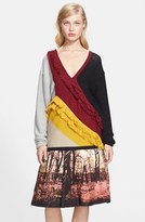 Thumbnail for your product : Tracy Reese Fringe Detail Colorblock Sweater