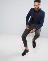 Thumbnail for your product : Moss Bros Skinny Smart Shirt In Check