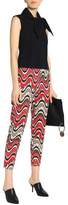 Thumbnail for your product : M Missoni Printed Cotton-Blend Straight-Leg Pants