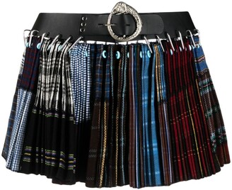 Chopova Lowena Belted Mini Skirt