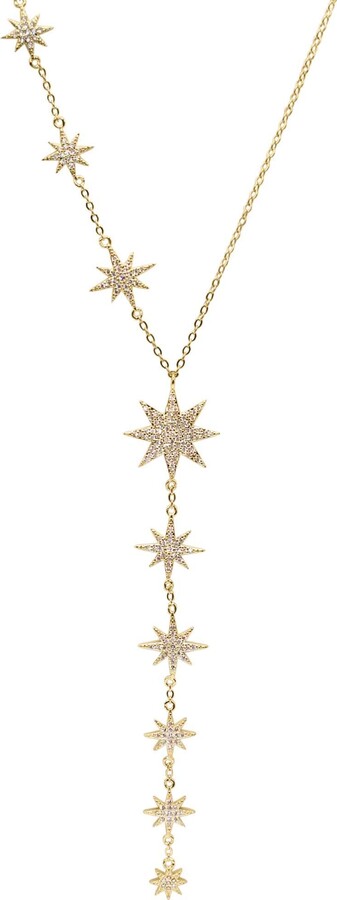 Luna Charles Juliet Star Burst Y Drop Necklace