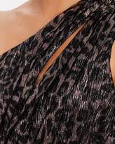 Thumbnail for your product : retrofete Kayla Leopard Lame Mini Dress