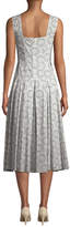 Thumbnail for your product : Derek Lam 10 Crosby Derek Lam Geo Midi Dress With Full Skirt