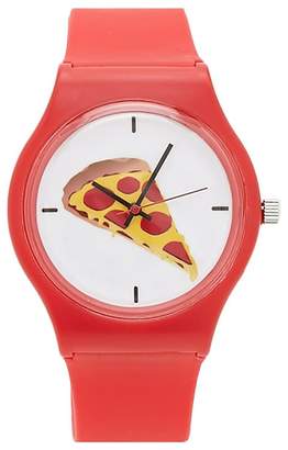Forever 21 Pizza Graphic Analog Watch