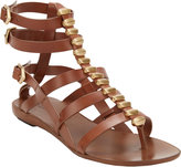 Thumbnail for your product : Sartore Studded Flat Gladiator Sandals