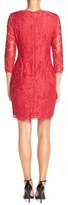 Thumbnail for your product : Adrianna Papell Three Quarter Sleeve Lace Cocktail Dress