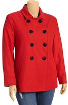 Thumbnail for your product : Old Navy Women's Plus Wool-Blend Peacoats