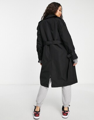 pendul deform Mount Bank Vero Moda Petite classic trench coat in black - ShopStyle Outerwear
