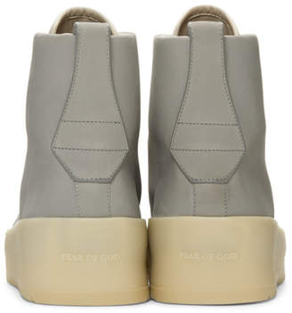 Fear Of God Grey and Beige Hiking Boots