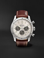 Thumbnail for your product : Breitling Navitimer 8 B01 Automatic Chronograph 43mm Stainless Steel and Leather Watch, Ref. No. AB01171A1G1P1