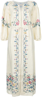 Vilshenko long embroidered dress
