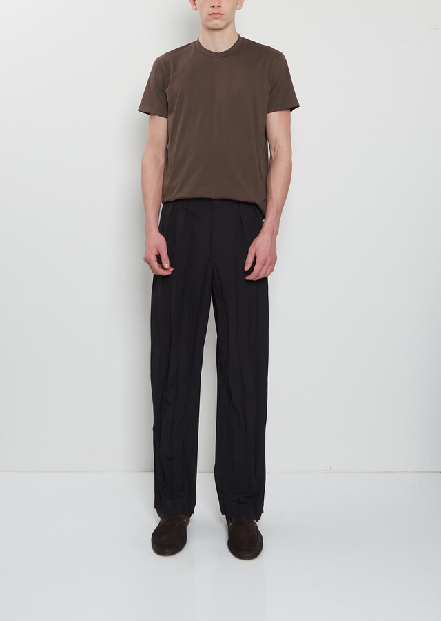 Homme Plissé Issey Miyake Edge Ensemble Wide Pleats Pant