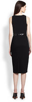 Thumbnail for your product : Givenchy Patent-Trimmed Neoprene Zipper Dress