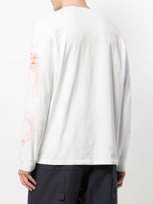 MHI dragon-embroidered sweatshirt