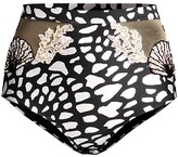 Thumbnail for your product : PatBO Spotted Hand-Beaded Bikini Bottom