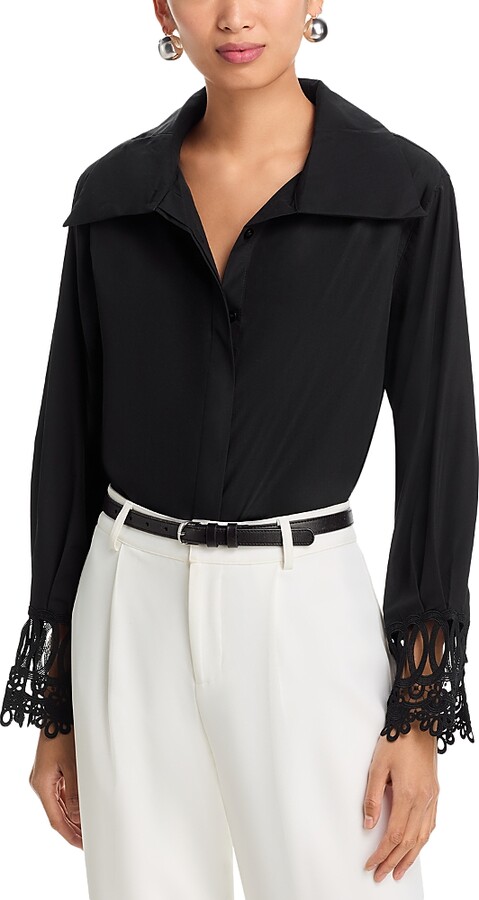 Gracia Lace Sleeve Shirt